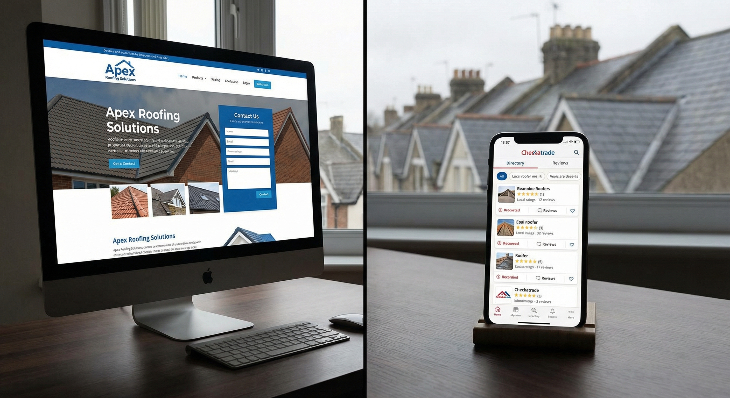 Website vs Checkatrade for Roofers — Which Gets You More Work?